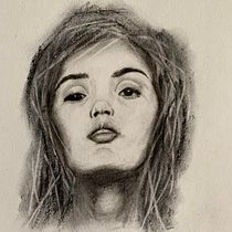 My project in Artistic Charcoal Portraiture: Creating Atmosphere course. Ilustração tradicional, Artes plásticas, Desenho, Desenho de retrato, Desenho realista, e Desenho artístico projeto de lkhamilton4 - 29.05.2021