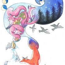 My project in Watercolor Techniques for Dreamlike Illustrations course. Projekt z dziedziny Trad, c, jna ilustracja,  R, sunek, Malowanie akwarelą, Ilustracja w i dawnicza użytkownika alpenfuchs - 28.05.2021