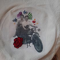Mi Proyecto del curso: Bordado en fotografías sobre tela. Photograph, Collage, Paper Craft, Printing, Embroider, and DIY project by magda_trejo_martin - 05.29.2021