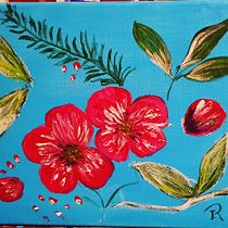My project in Botanical Painting with Acrylic course. Traditional illustration, Fine Arts, Painting, Acr, lic Painting, and Botanical Illustration project by isabelbrtrms - 05.23.2021