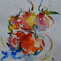 My project in Illustrating Nature: A Creative Exploration course. Traditional illustration, Painting, Drawing, Watercolor Painting, Ink Illustration, and Naturalistic Illustration project by Brit Holin - 05.28.2021