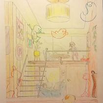 Mi Proyecto del curso, perspectiva en constante iluminaciòn y movimiento. Traditional illustration, Pencil Drawing, Drawing, and Sketchbook project by lucho t - 05.29.2021