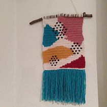 Mi Proyecto del curso: Intarsia crochet: teje tus propios tapices. Decoration, Fiber Arts, DIY, and Crochet project by Andrea Clark - 05.30.2021