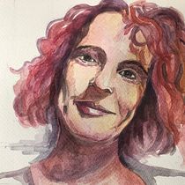 Mi Proyecto del curso: Cuaderno de retratos en acuarela. Painting, Watercolor Painting, Portrait Drawing, and Sketchbook project by Vicky Long - 05.30.2021