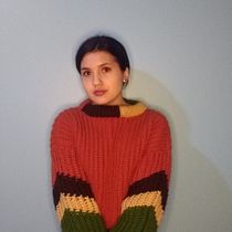 Mi Proyecto del curso: Crochet: crea prendas con una sola aguja. Design de moda, Tecido, DIY, e Crochê projeto de Francisca Molina - 24.10.2020