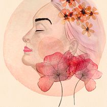 Woman. Ilustração tradicional, Ilustração vetorial, Ilustração digital, e Desenho de retrato projeto de laetitia44 - 30.05.2021