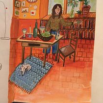 My project in Exploratory Sketchbook: Find Your Drawing Style course. Traditional illustration, Sketching, Creativit, Drawing, Watercolor Painting, Sketchbook, and Gouache Painting project by Langport Lottie - 05.30.2021