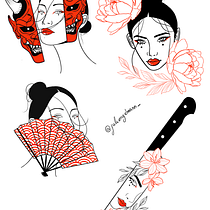 Mi Proyecto del curso: Diseño de tatuaje de autor con Procreate. Un progetto di Illustrazione tradizionale, Graphic design, Disegno, Illustrazione digitale, Design di tatuaggi e Disegno digitale di Julia Engelmann - 31.05.2021