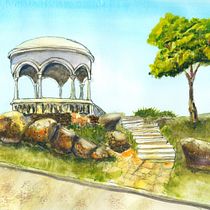 Meu projeto do curso: Desenho arquitetônico com aquarela e tinta. Sketching, Drawing, Watercolor Painting, Architectural Illustration, Sketchbook & Ink Illustration project by Hamilton Braga - 05.31.2021