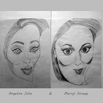 Mamma mía. Mi Proyecto del curso: Retrato en caricatura con grafito. Ilustração tradicional, Desenho, e Desenho de retrato projeto de Angeles Marti - 31.05.2021