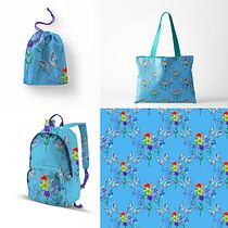 Mi Proyecto del curso: Creación de marca basada en tus propios estampados. Un projet de Illustration traditionnelle, Br, ing et identité, Design graphique, Création de motifs, St, lisme et Illustration botanique de Liliana Isabel Echeverria Avalos - 01.06.2021