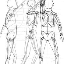 Mi Proyecto del curso: Dibujo anatómico para principiantes. Fine Arts, Sketching, Pencil Drawing, Drawing, Realistic Drawing, and Figure Drawing project by Noah Truest - 06.01.2021