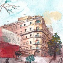 My project in Architectural Sketching with Watercolor and Ink course. Sketching, Drawing, Watercolor Painting, Architectural Illustration, Sketchbook & Ink Illustration project by sanan282000 - 05.27.2021