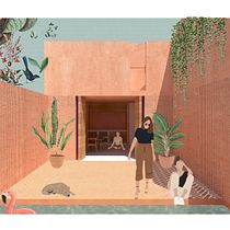 My project in Architectural Visualization Using Digital Collage course. Un projet de Architecture, Design graphique, Architecture d'intérieur, Design d'intérieur, Pa, sagisme, Collage, Architecture numérique et Illustration architecturale de Nivedha Nirmal - 31.05.2021