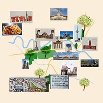 Mein Kursprojekt: Schöpfung von illustrierten Landkarten. Traditional illustration, Infographics, Drawing, Digital Illustration, Artistic Drawing, and Digital Painting project by Birgit K - 06.01.2021
