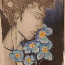 Il mio progetto del corso: Ritratto creativo in chiaroscuro con matita. Un projet de Illustration traditionnelle, Dessin au cra, on, Dessin de portrait , et Dessin artistique de Simone - 01.06.2021