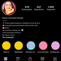 Meu projeto do curso: Construção de marca pessoal no Instagram. Un progetto di Marketing, Social media, Marketing digitale, Mobile marketing, Instagram, Content marketing, Comunicazione e Marketing per Instagram di Marília Pernambuco - 02.06.2021