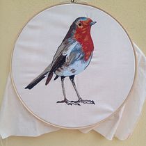 Il mio progetto del corso: Dipingere con filo: tecniche di illustrazione tessile. Traditional illustration, and Embroider project by Jessica - 06.02.2021