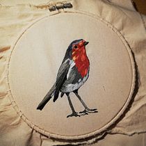 Mi Proyecto del curso: Pintar con hilo: técnicas de ilustración textil. Traditional illustration, and Embroider project by Miriam Iglesias - 06.02.2021