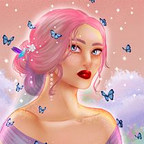 My project in Digital Fantasy Portraits with Photoshop course. Traditional illustration, Drawing, Digital Illustration, Portrait Drawing, Digital Drawing, and Digital Painting project by Gilda Aguillon - 06.02.2021