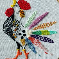 Mi Proyecto del curso: Técnicas de bordado: ilustrando con hilo y aguja. Un projet de Broderie de Marta Sánchez - 03.06.2021