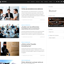 Blog de contenido legal para posicionamiento web . Un progetto di Marketing, Marketing digitale, Mobile marketing e Content marketing di Cesar Guerreros Hdz - 04.06.2021