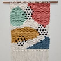 Meu projeto do curso: Intarsia crochê: primeiro trabalho. Decoration, Fiber Arts, DIY, and Crochet project by Rossana Mayolino - 06.01.2021