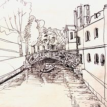 My project in Architectural Sketching with Watercolor and Ink course. Sketching, Watercolor Painting, Architectural Illustration, and Traditional illustration project by bdrrstx7jv - 06.03.2021