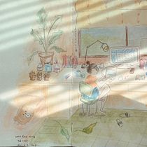 My project in Exploratory Sketchbook: Find Your Drawing Style course. Un proyecto de Ilustración tradicional, Bocetado, Creatividad, Dibujo, Pintura a la acuarela, Sketchbook y Pintura gouache de Amber Chang - 03.06.2021