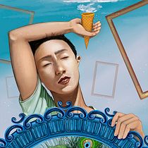 Art and dream. Traditional illustration, Drawing, Digital Illustration, Portrait Drawing, Digital Drawing, and Digital Painting project by Antonio La Malfa - 06.04.2021
