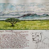 My project in Watercolor Travel Journal course. Traditional illustration, Watercolor Painting, Architectural Illustration, and Sketchbook project by erose34 - 06.04.2021
