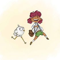 Chloe e Toto por Bruna Raphaela. Animation, Character Design, and Character Animation project by Bruna Raphaela - 06.07.2021