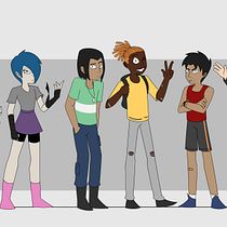 Mi Proyecto del curso: Introducción al diseño de personajes para animación y videojuegos :D. Un projet de Illustration traditionnelle, Conception de personnages, Dessin, Illustration numérique, Dessin artistique , et Dessin numérique de Cristian Argüello - 05.06.2021