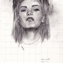My project in Artistic Charcoal Portraiture: Creating Atmosphere course. Ilustração tradicional, Artes plásticas, Desenho, Desenho de retrato, Desenho realista, e Desenho artístico projeto de hirokoueda - 03.06.2021