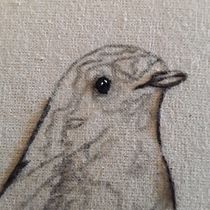 Mi Proyecto del curso: Pintar con hilo: técnicas de ilustración textil. Traditional illustration, and Embroider project by Catalina Moreno - 06.05.2021