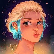 Meu projeto do curso: Iluminação e cor para retratos digitais no Photoshop - Starry Jungkook!. Ilustração tradicional, Ilustração digital, e Pintura digital projeto de Ari Ferreira - 17.03.2021
