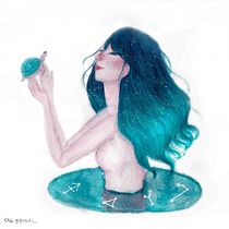 My project in Watercolor Techniques for Dreamlike Illustrations course. Projekt z dziedziny Trad, c, jna ilustracja,  R, sunek, Malowanie akwarelą, Ilustracja w i dawnicza użytkownika Ester Gouw - 06.06.2021