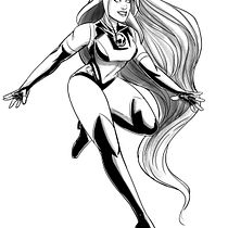 My project in Female Character Design for Comics course. Character Design, Comic, and Drawing project by Nabil El Zayyad - 06.06.2021