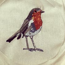 My project in Painting with Thread: Textile Illustration Techniques course. Traditional illustration, and Embroider project by Sara Dawson - 05.30.2021