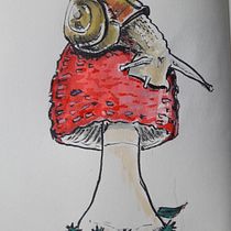 Connys project in Daily Sketching for Creative Inspiration course. Traditional illustration, Sketching, Drawing, and Sketchbook project by coroeser - 06.07.2021