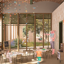 My project in Rendering and Digital Collage for Architectural Displays course. 3D, Architecture, Digital Architecture, 3D Design, and ArchVIZ project by Magdalena Cilliers - 06.07.2021