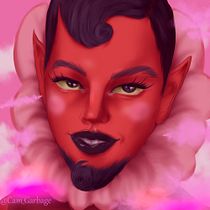 Mi Proyecto del curso: Retratos digitales de fantasía con Photoshop. Traditional illustration, Drawing, Digital Illustration, Portrait Drawing, Digital Drawing, and Digital Painting project by camila_bhc - 06.07.2021