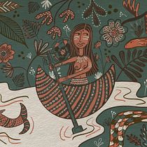 Mi Proyecto del curso: Introducción al grabado ilustrado con Procreate. Un projet de Illustration traditionnelle, Illustration numérique , et Dessin numérique de Karina Gutierrez - 04.06.2021