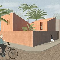 Mi Proyecto del curso: Representación gráfica de proyectos arquitectónicos. Un projet de Architecture, Design graphique, Architecture d'intérieur, Design d'intérieur, Pa, sagisme, Collage, Architecture numérique et Illustration architecturale de María Belén Hillar - 08.06.2021