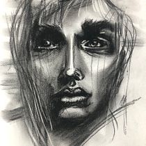Il mio progetto del corso: Ritratto artistico al carboncino: creare atmosfere. Ilustração tradicional, Artes plásticas, Desenho, Desenho de retrato, Desenho realista, e Desenho artístico projeto de Michela Galimberti - 05.06.2021