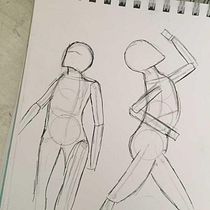 Mi Proyecto del curso: Dibujo anatómico para principiantes. Fine Arts, Sketching, Pencil Drawing, Drawing, Realistic Drawing, and Figure Drawing project by Laura Catalina Gracia Díaz - 06.09.2021