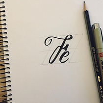Mi Proyecto del curso: Introducción al script lettering Ein Projekt aus dem Bereich Lettering, H und Lettering von Eleazar Castro - 09.06.2021