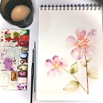 Mi Proyecto del curso: Creación de paletas de color con acuarela. Un progetto di Illustrazione tradizionale, Belle arti, Pittura, Pittura ad acquerello e Teoria del colore di Yulissa Timaná Ortega - 08.06.2021