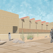 Mi Proyecto del curso: Representación gráfica de proyectos arquitectónicos. Un projet de Architecture, Design graphique, Architecture d'intérieur, Design d'intérieur, Pa, sagisme, Collage, Architecture numérique et Illustration architecturale de Daniela Susana Ortiz Gines - 09.06.2021