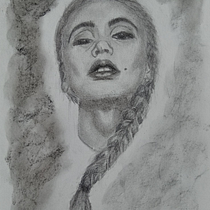 My project in Artistic Charcoal Portraiture: Creating Atmosphere course. Ilustração tradicional, Artes plásticas, Desenho, Desenho de retrato, Desenho realista, e Desenho artístico projeto de Bernhard Friedrich Schlee - 09.06.2021